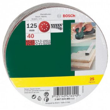 Bosch - 25 Fogli Abrasivi...