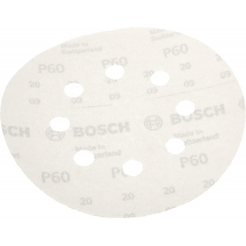 Bosch 25 fogli abrasivi rotoorbitale P60 Ø 125 mm