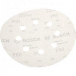 Bosch 25 fogli abrasivi rotoorbitale P60 Ø 125 mm
