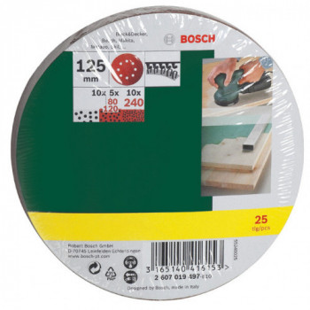 Bosch 25 Fogli Abrasivi...