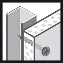 Bosch Vite Autoperforante, Filettatura a Passo Fine con Punta Perforante 3,9x35