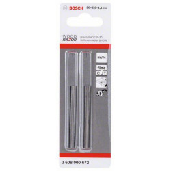 Bosch Professional 2608000672 - Lame per Pialletto 56mm per GHO 12V-20, 2 Pezzi