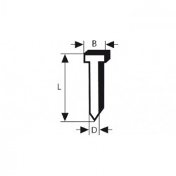 Bosch Professional SK64-20 32G - Spina con Testa Svasata, Ø 1.35 mm, 2608200528 