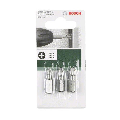 Bosch Set da 3 bit 25mm, standard (3) Pz 1 (×...