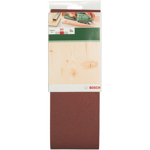 Bosch 3 Nastri abrasivi per levigatrice a...