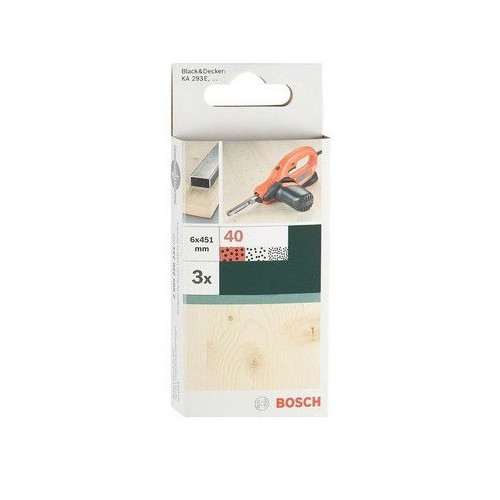 Bosch 3 Nastri abrasivi per levigatrice a...