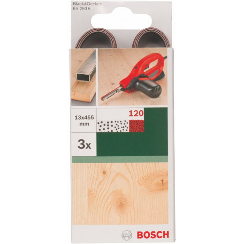 Bosch 3 Nastri abrasivi per levigatrice a...