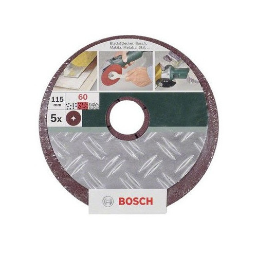 Bosch 5 Fogli abrasivi in fibra BlueMetal Ø...