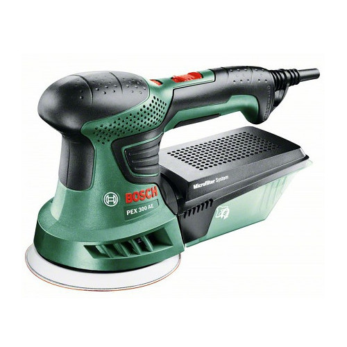 Bosch PEX 300 AE Levigatrice orbitale Nero,...