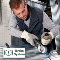 Bosch Advanced Grind 18 - Smerigliatrice Angolare, 18V, Ø Mola 125 mm, 11.500 giri/min