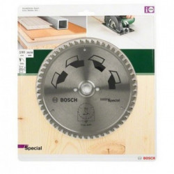 Bosch Lama per sega circolare SPECIAL 190x2x20/16,D54, 1pz nella confezione