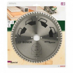 Bosch Lama per sega circolare SPECIAL 230x2x30/-,D64, 1pz nella confezione