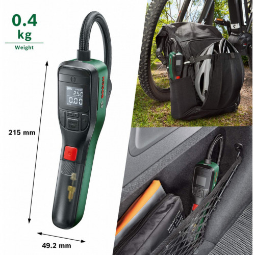 Bosch EasyPump - Compressore Elettrico 3V, 3,0...