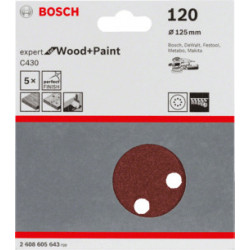 Bosch 2 608 605 643 accessorio per levigatrici 5 pz Carta abrasiva