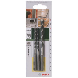 Bosch Set punte universali SDS-Quick dm 5/6/8