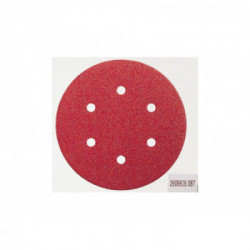 Bosch 5 Fogli abrasivi per levigatrice rotoorbitale RedWood, Ø 150 mm, G60, applicazione a strapp
