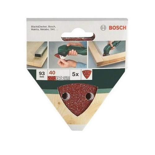 Bosch 5 Fogli abrasivi per levigatrici a delta...