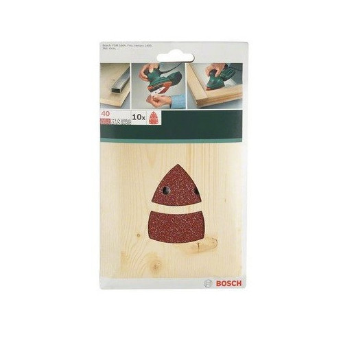 Bosch 10 Fogli abrasivi per levigatrice...