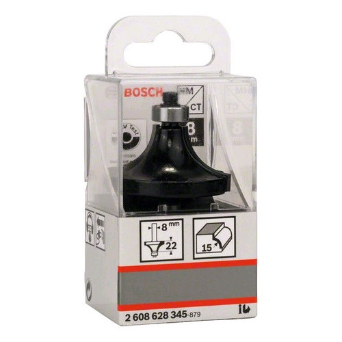 Bosch fresa a raggio concavo per arrotondare