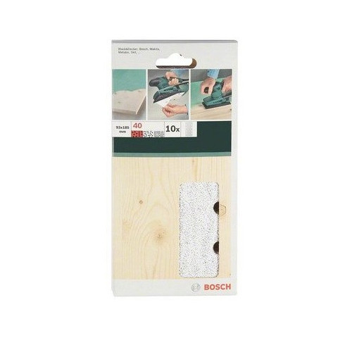 Bosch 10 Fogli abrasivi per levigatrice...