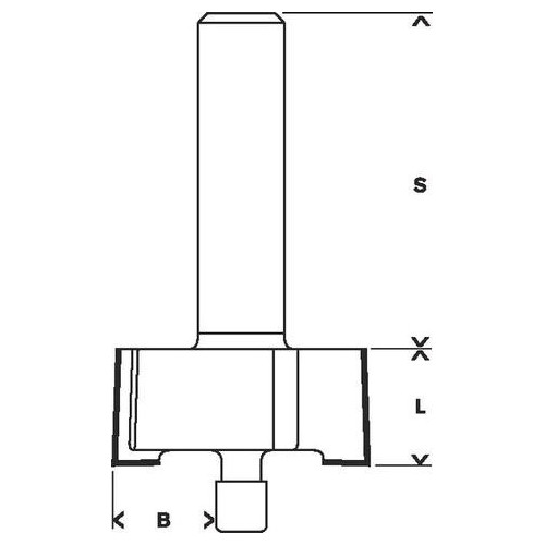 Bosch Fresa L 12,7