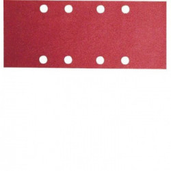 Bosch 10 Fogli abrasivi per levigatrice orbitale, RedWood Top, 93x185mm, G120, applicazione a strapp