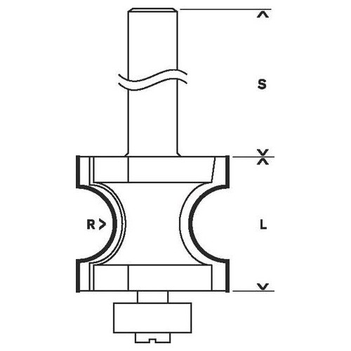Bosch Frese a mezzo tondo