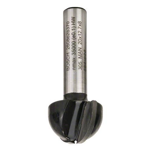 Bosch fresa a raggio concavo HM 20x13x8mm