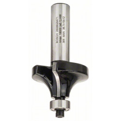 Bosch Fresa per arrotondare 12 mm, R1 12 mm, L 19 mm, G 70 mm