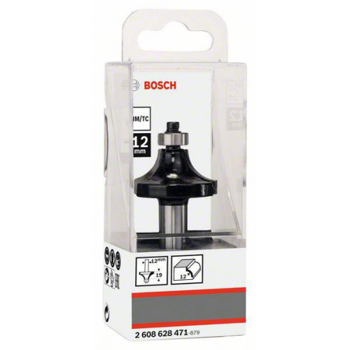 Bosch Fresa per arrotondare 12 mm, R1 12 mm, L...