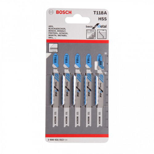 Bosch 5 lame per metallo per seghetto...