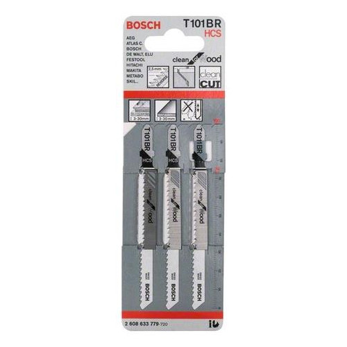 Bosch Set 3 lame per seghetto alternativo T 101 BR