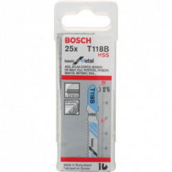 Bosch 2 608 638 471 lama per sega a gattuccio, sega a traforo e sega universale Lama per seghetto alternativo High-Speed Steel