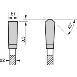 Bosch 2 608 640 509 lama circolare 19 cm 1 pezzo(i)