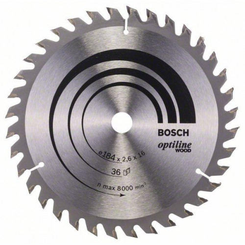 Bosch Lama per sega circolare Optiline Wood 184...