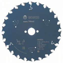 Bosch Lama per sega circolare Expert for Wood 165 x 20 x 2,6 mm, 24