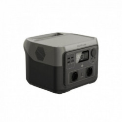 EcoFlow River 2 Max - Generatore Alimentatore mobile, Batteria , capacità 512Wh, uscita 600W, 5 porte, ricarica 1 ore