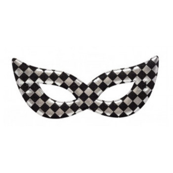 Maschera argento in tessuto...