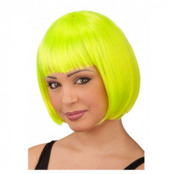 Parrucca Lovely gialla fluo...
