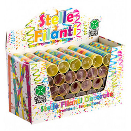 40 stelle filanti carta certificata in espositore