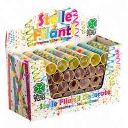 40 stelle filanti carta certificata in espositore