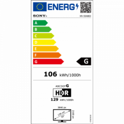 Sony BRAVIA XR-55A80J - Smart TV OLED 55 pollici, 4K ultra HD, HDR, con Google TV (Nero, Modello 2021)