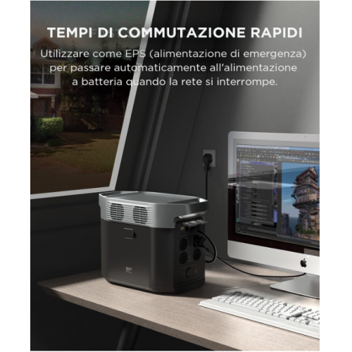 EcoFlow DELTA 2 Generatore Alimentatore mobile,...