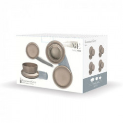 Villa D'Este Home Tivoli 'Gourmet', Servizio Tavola 12 pezzi, Grey