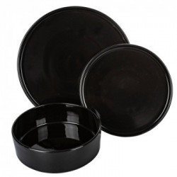 Villa D'Este Home Tivoli 'Gourmet', Servizio Tavola 12 pezzi, Black