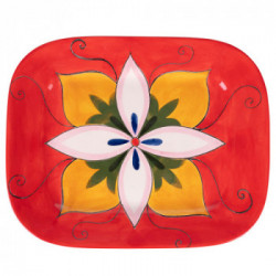 Villa D'Este Home Tivoli 'Infinito Le Isole', Piatto da Portata Rettangolare 37,5x30,5 cm