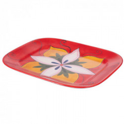 Villa D'Este Home Tivoli 'Infinito Le Isole', Piatto da Portata Rettangolare 37,5x30,5 cm