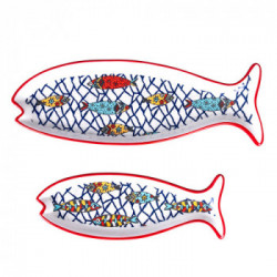 Villa D'Este Home Tivoli 'Los Cabos', Set 2 Vassoi Pesce