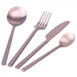 Villa D'Este Home Tivoli 'Stylo', Set Posate 24 Pezzi, Copper Opaco