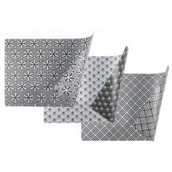 Villa D'Este Home Tivoli 'Deco Life', Set 6 Tovagliette Double Face 3 decori